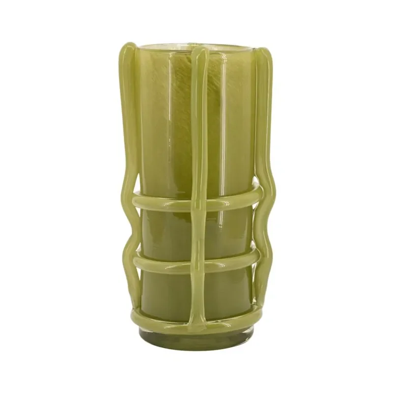 By-Boo, WrapIt maljakko 14x14x25 cm lasi vihreä | Alk. 56,00 €
