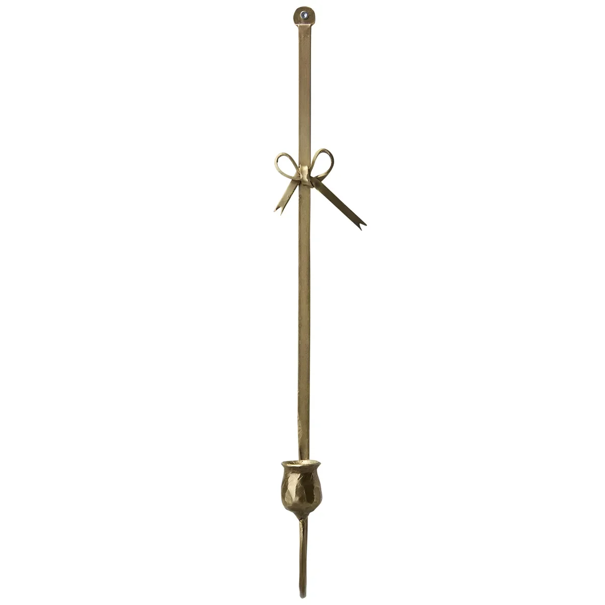 Seinäkynttilänjalka Francis L Brass H57 cm