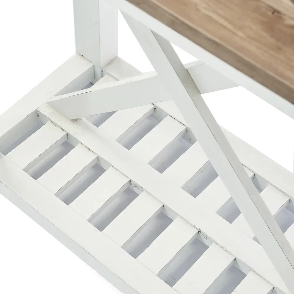  Château Chassigny sivupöytä hyllyllä 160x46 cm