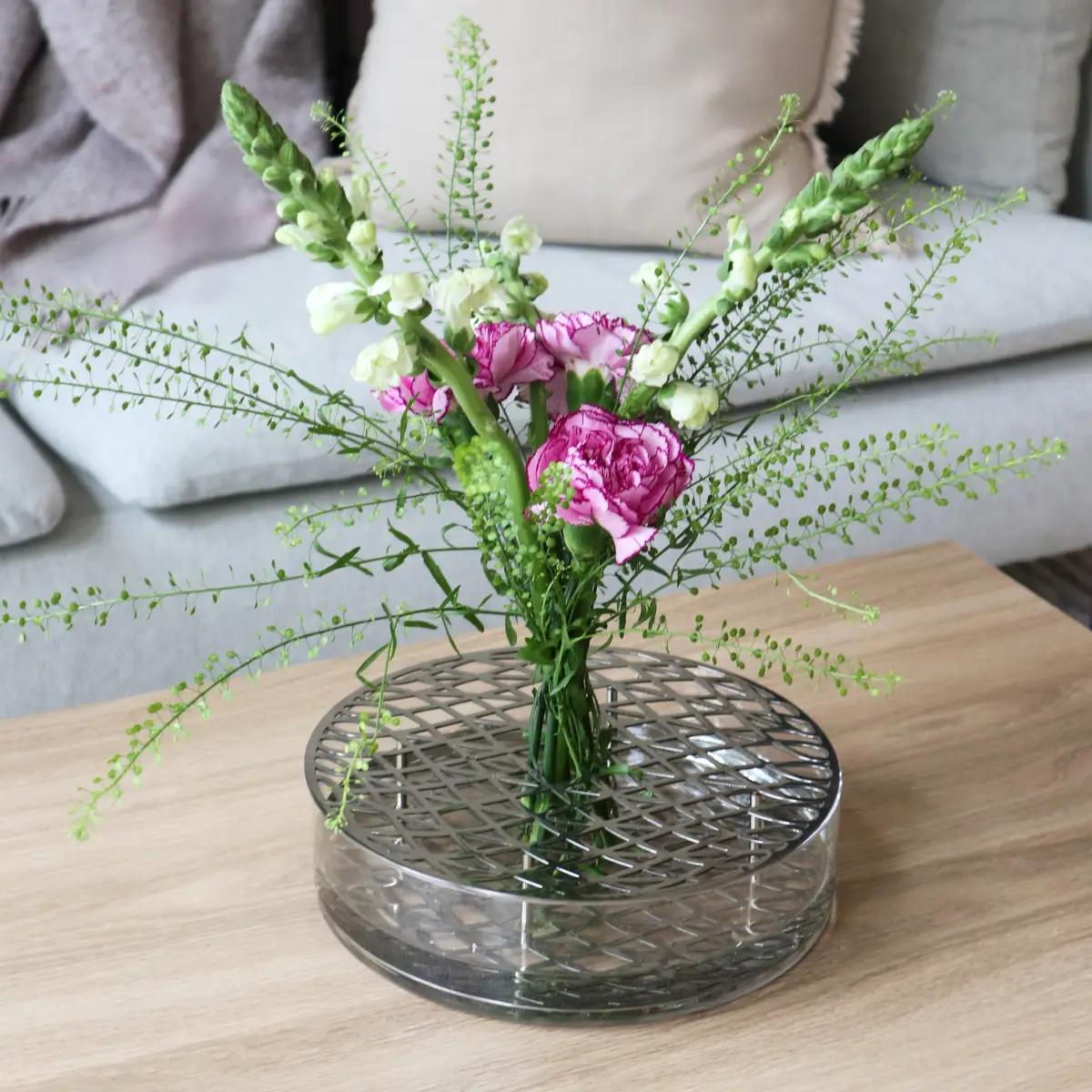 Äng Optimum Steel Ø21,9xH6,2 cm Messinki, Lasi Klong