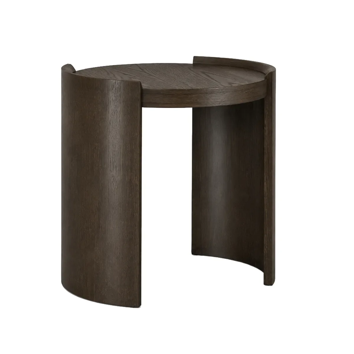 Pyöreä sivupöytä Oakland Ø 55 cm US brown