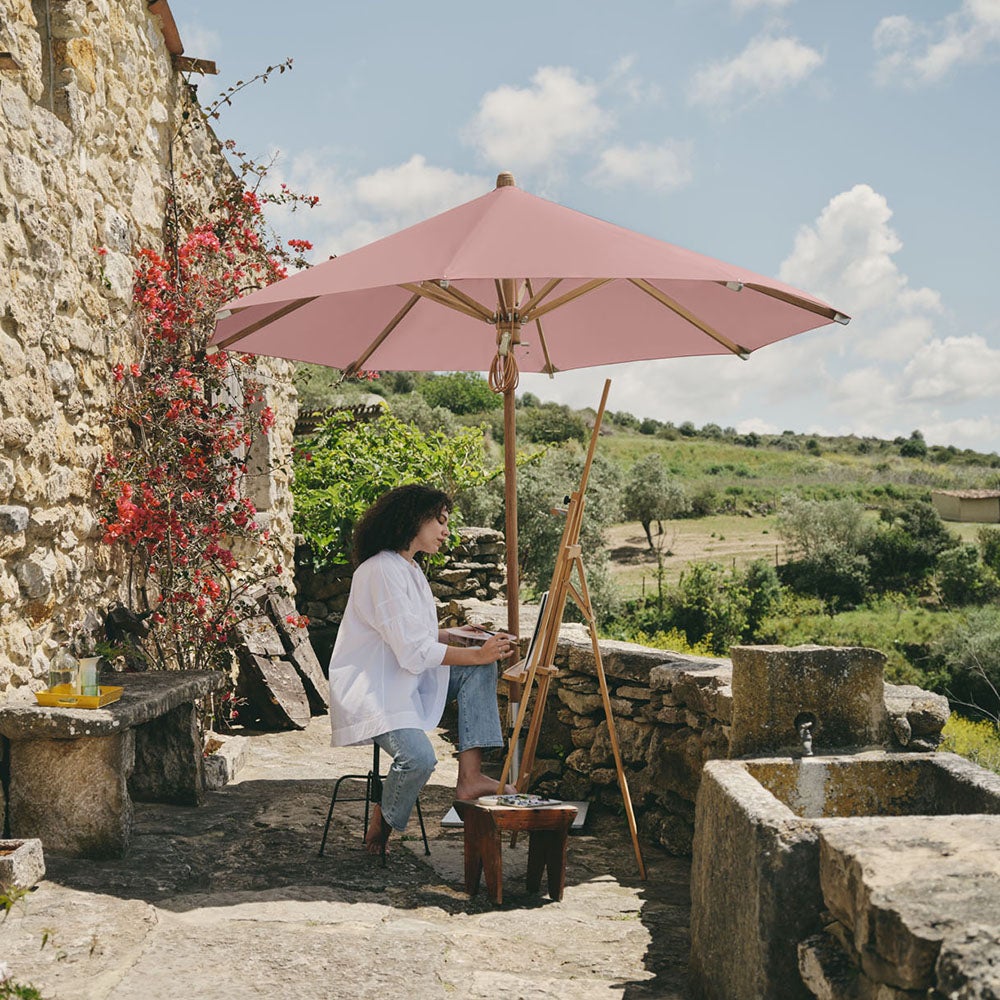 Teakwood aurinkovarjo 330x330 cm Cat.5 515 Cloud