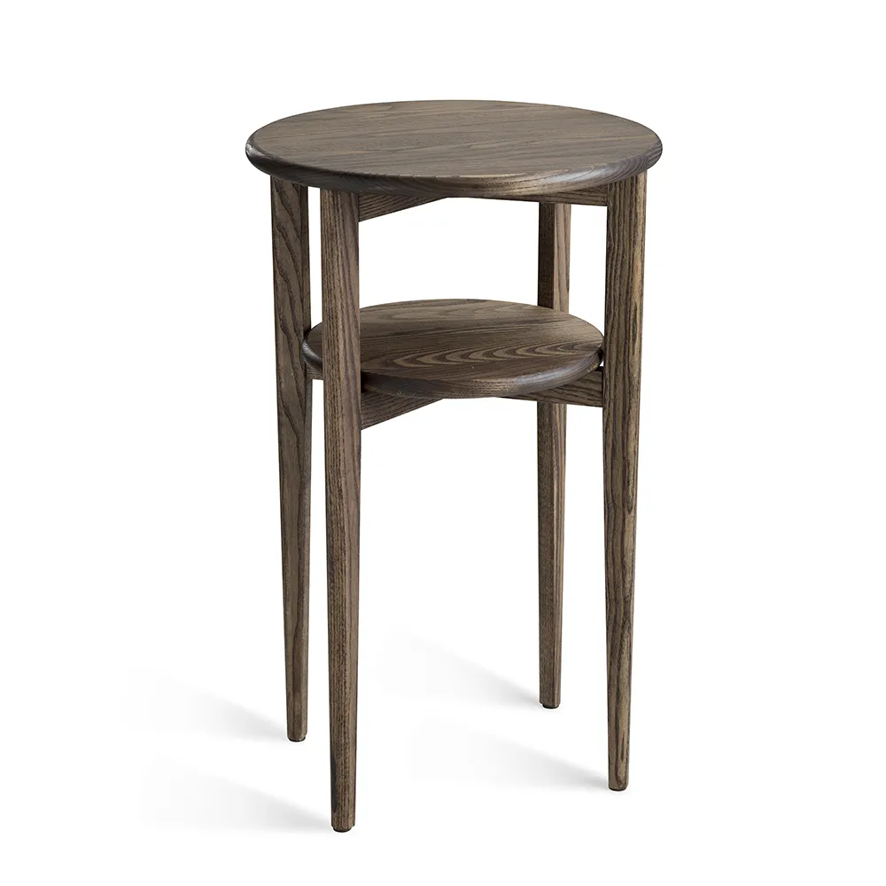 Mira yöpöytä ruskea öljytty saarni