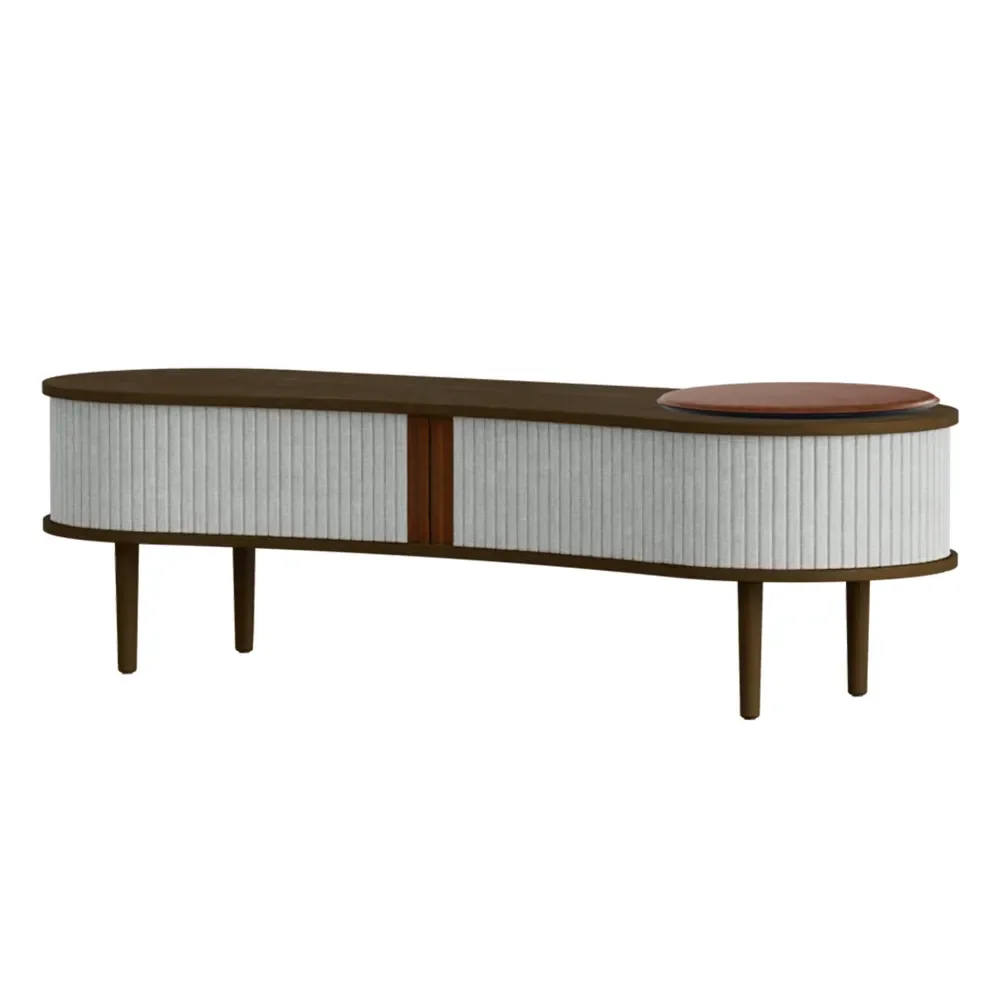 Audacious TV-taso, tumma tammi/Sterling