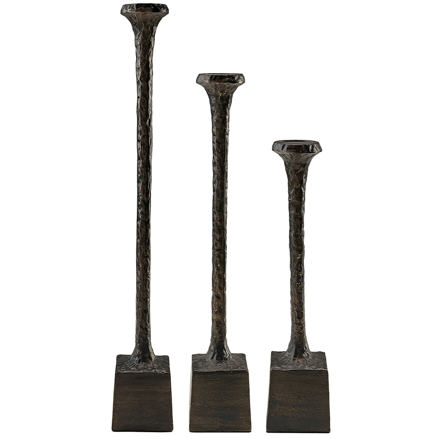 Artwood Candela kynttilänjalka 3-setti antique bronze Artwood