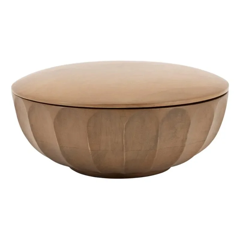 Storage bowl Yori large 19x19x9 cm Mangopuu Ruskea