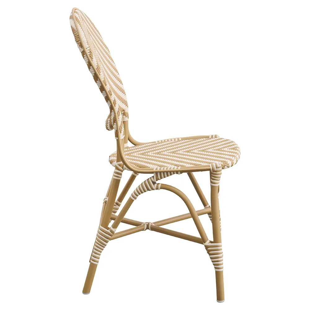 Isabell outdoor Ruokailutuoli ivory/honey