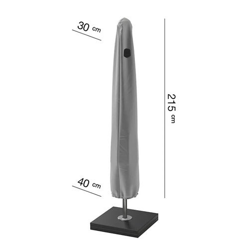 Parasolli 215x30/40 cm harmaa