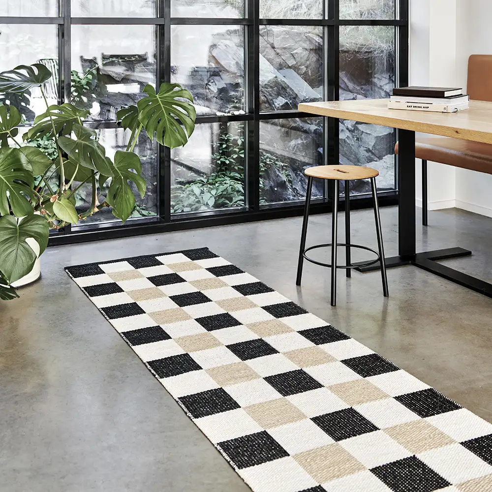 Pix matto 70x160 cm Black/Vanilla/Beige 