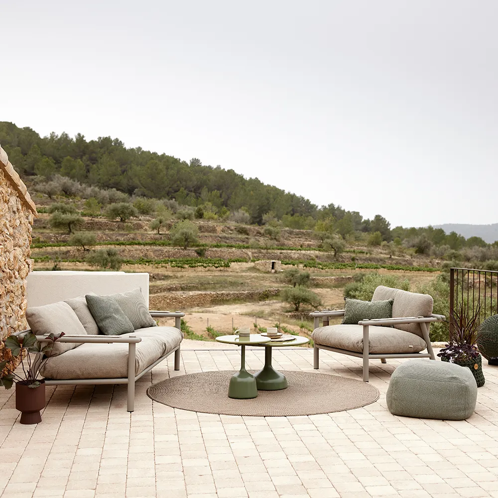 Sticks 2 istuttava sohva Taupe