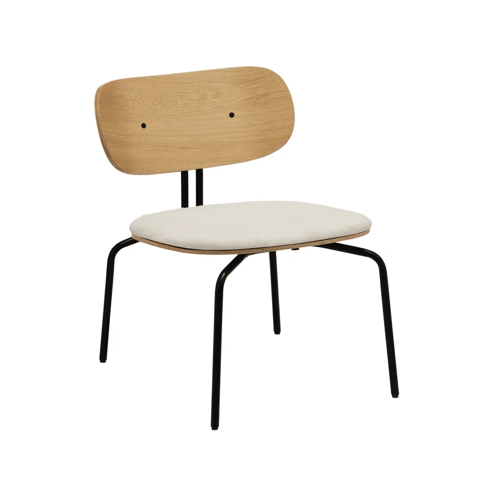 Curious nojatuoli tammi/musta Teddy White