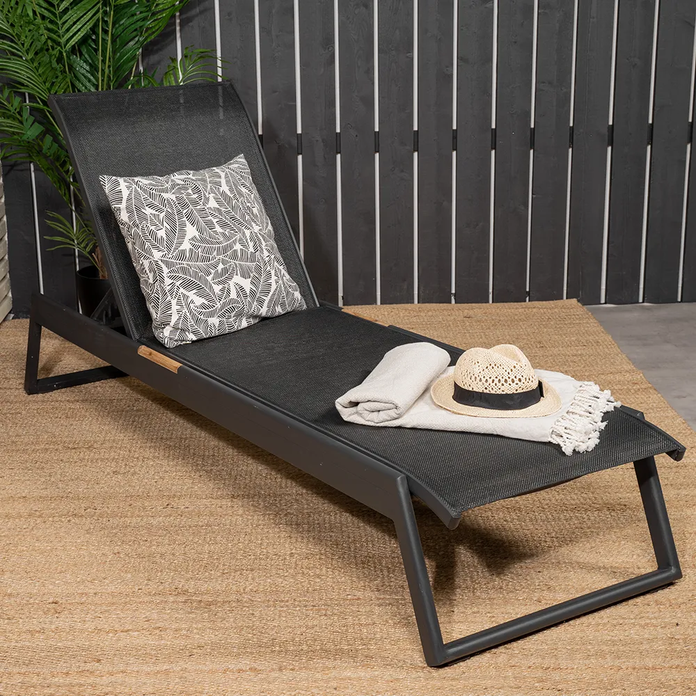 Meksikon aurinkotuoli musta 2 kpl