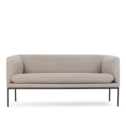 Sohva 2-Hengen Turn Cotton Linen Natural