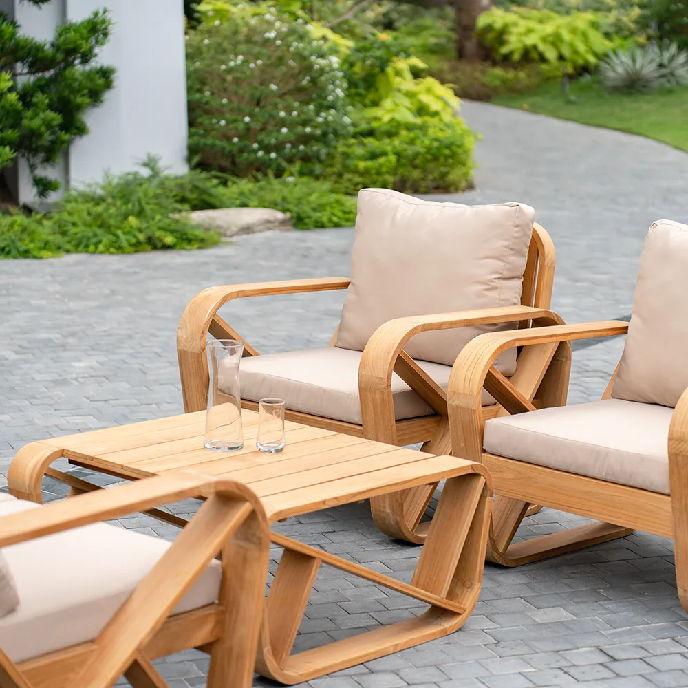 Bålamöllan lounge-tuoli sis. tyynyt vihreä