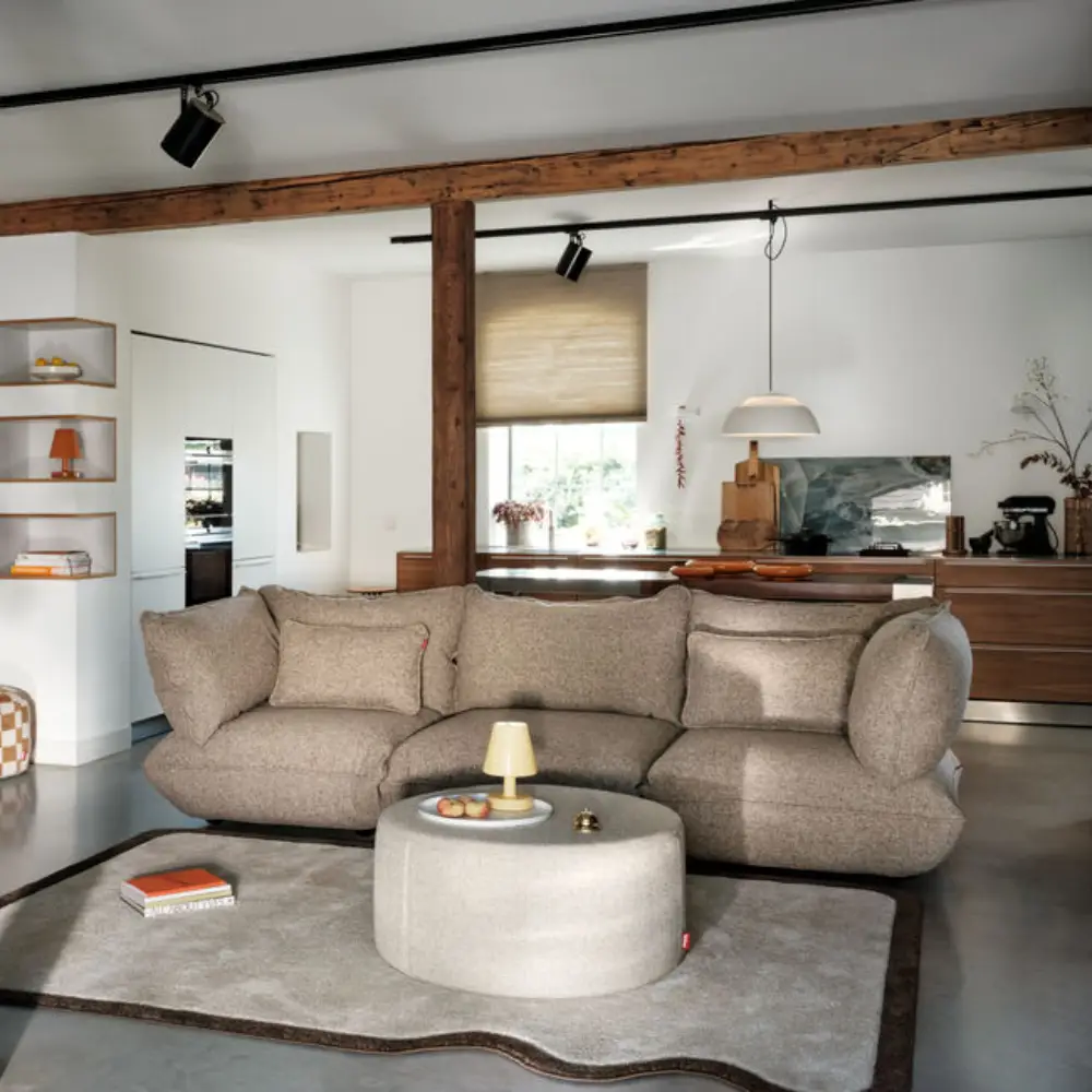 sumo sohva moduuli boucle recycled brown