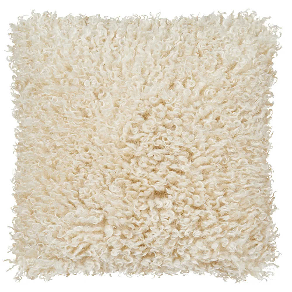 Wooly koristetyyny 45x45 cm Beige
