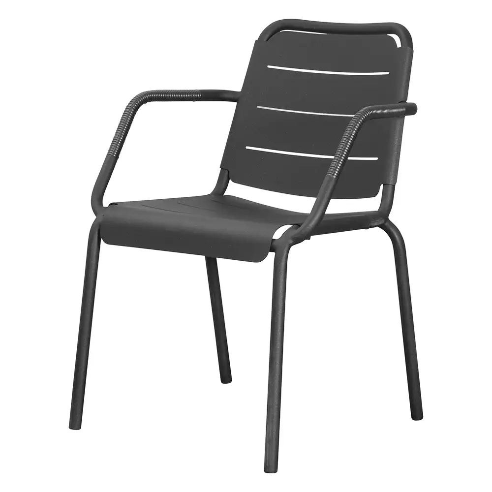 Copenhagen Käsinojatuoli Weave Lava grey