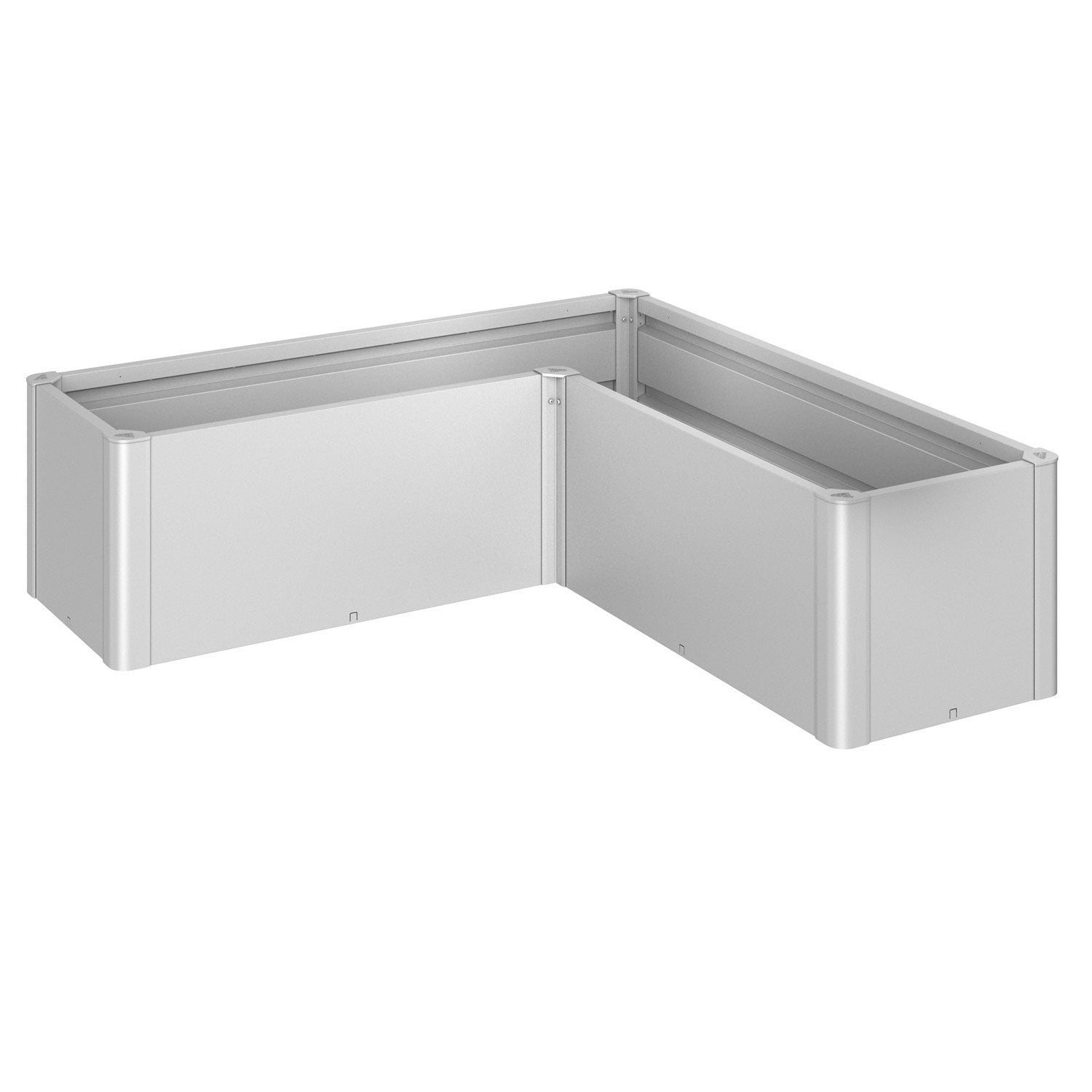 Belvedere istutusallas mini koko l150 metallic hopea