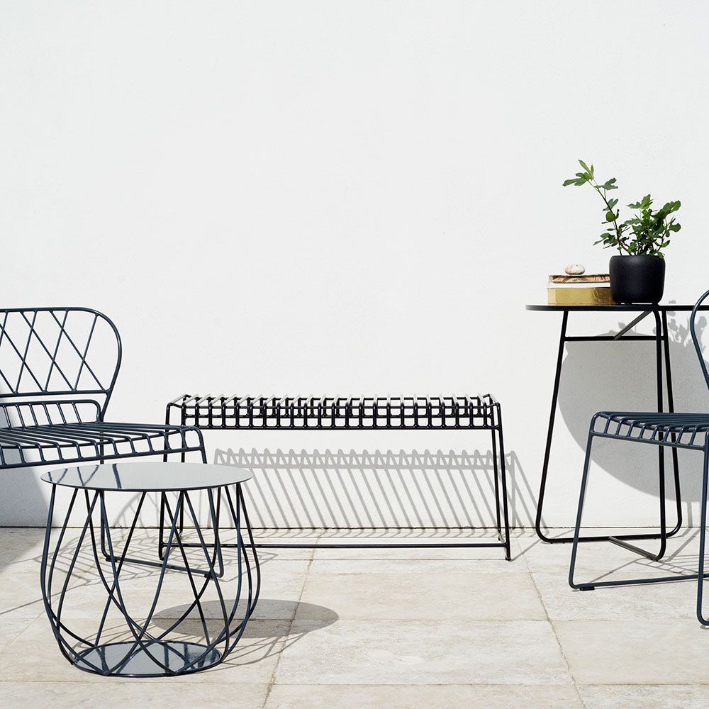 Resö penkki 100Cm harmaa 