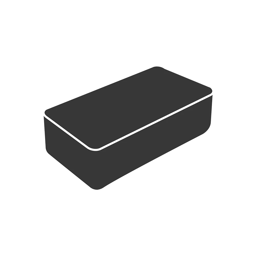 Sohvanpäällinen Iso sohvaryhmä Musta 260X215X75 cm