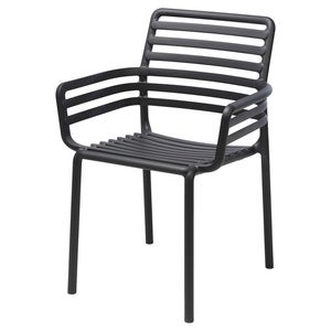 Doga käsinojallinen tuoli antrasiitti