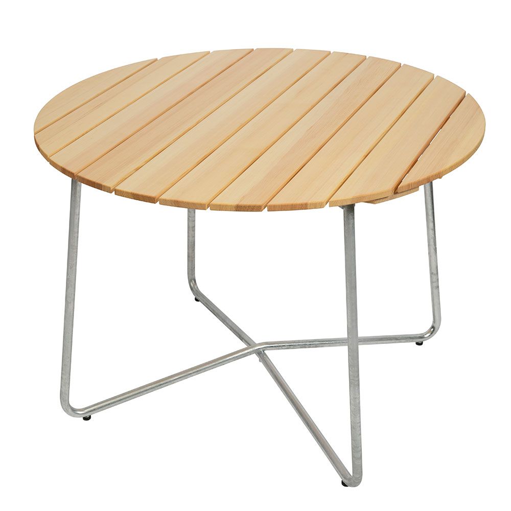 Grythyttan Stålmöbler 9A pöytä Ø 100 cm
