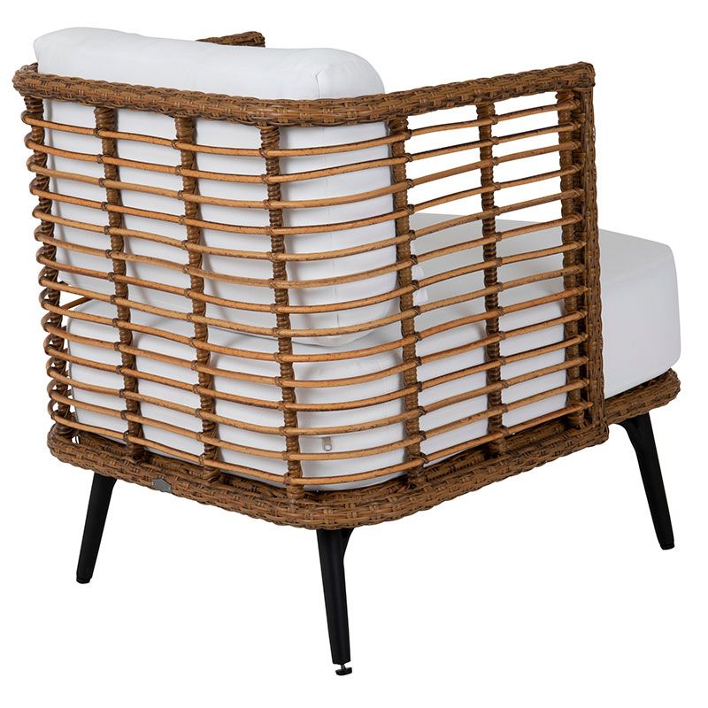 Covelo nojatuoli luonnonvärinen/valkoinen Brafab