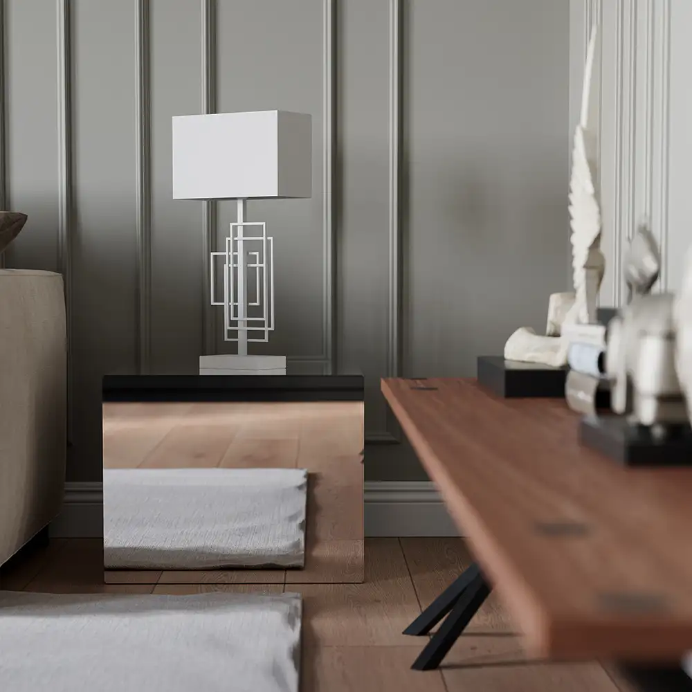 Paragon Pöytälamppu 69 cm Valkoinen