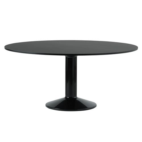 Midst ruokapöytä 160 cm - Black Linoleum Black