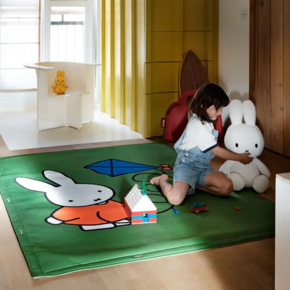 flying carpet x Miffy Leikkimatto 180x140 cm green