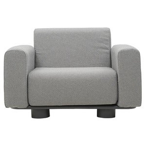 Bolster nojatuoli Antracit / Teddy Grey