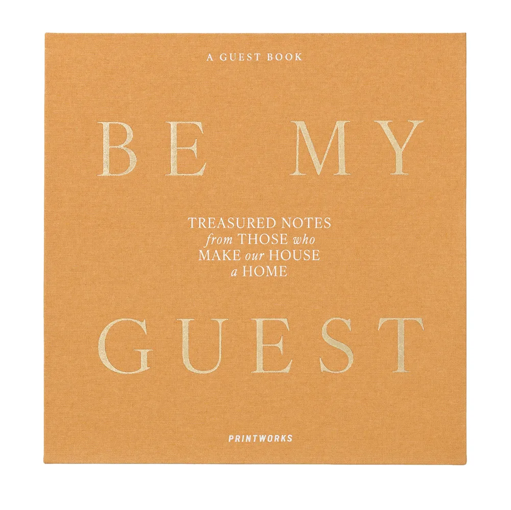 Vieraskirja Yellow Be My Guest