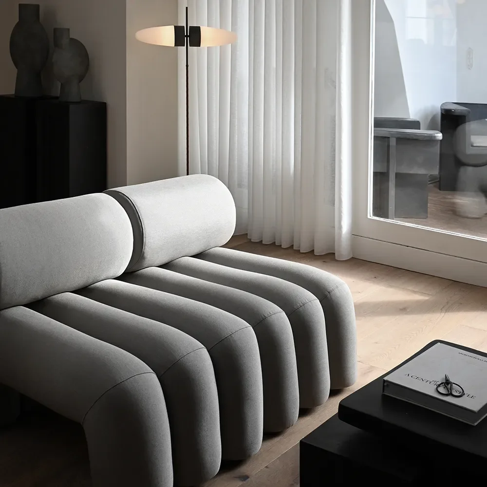 Foku-nojatuoli - Taupe