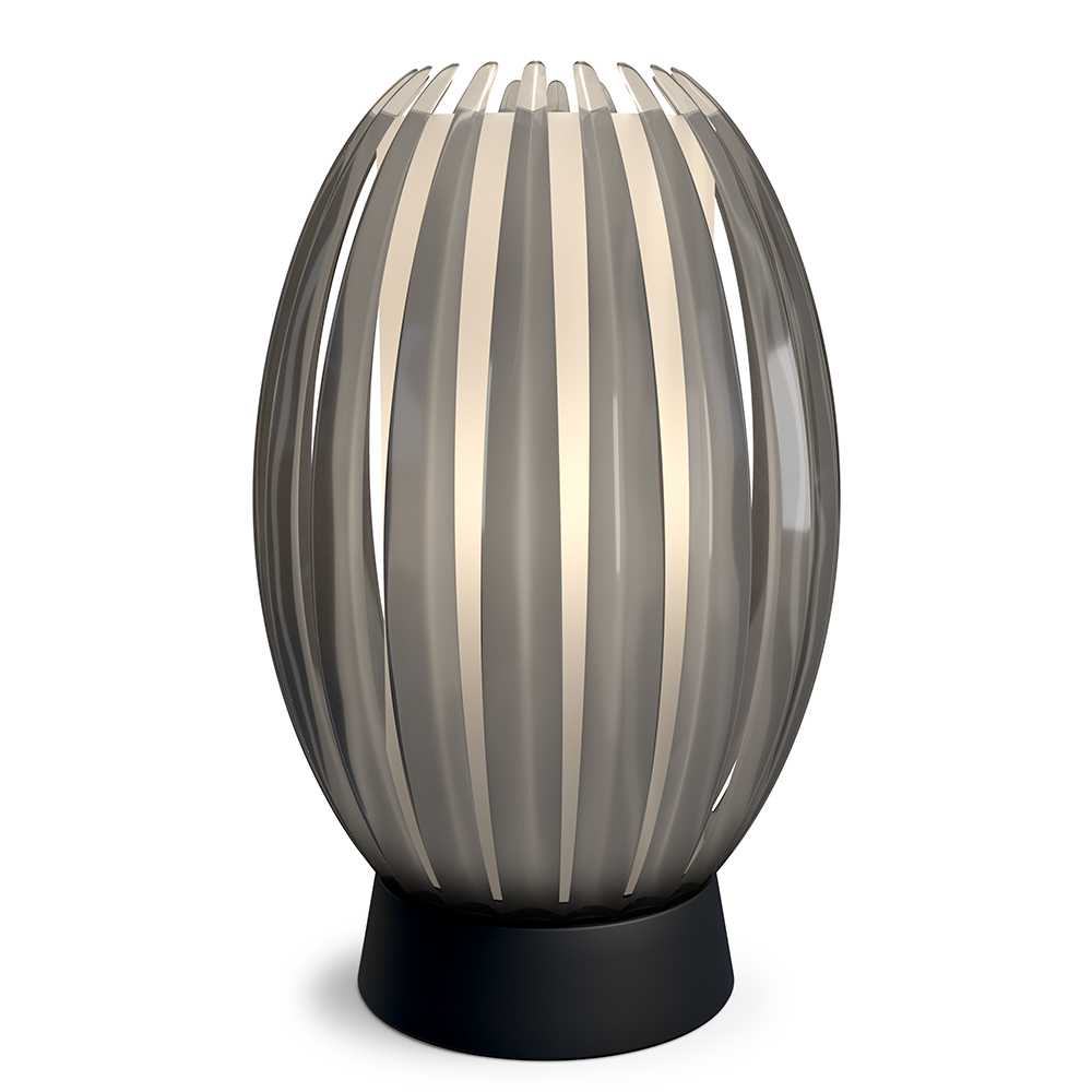 Tentacle pöytävalaisin M musta/Rök E27