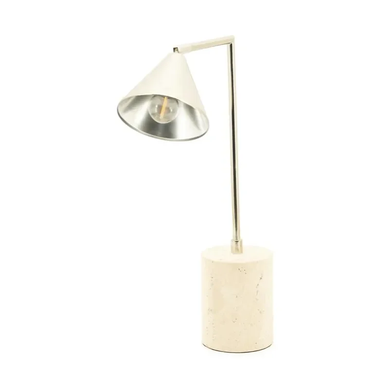 By-Boo, Table lamp Lumina - silver 21x12x50 cm