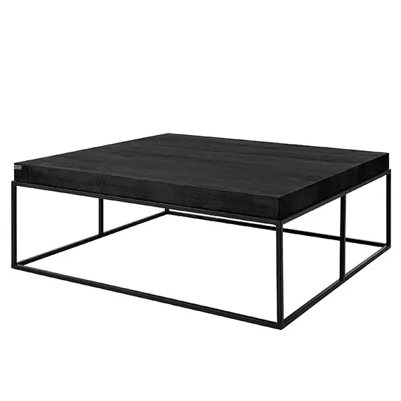 Sohvapöytä Carlisle 100 x 100 cm black Artwood