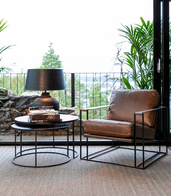 Bellagio nojatuoli Chocolate Brown Artwood