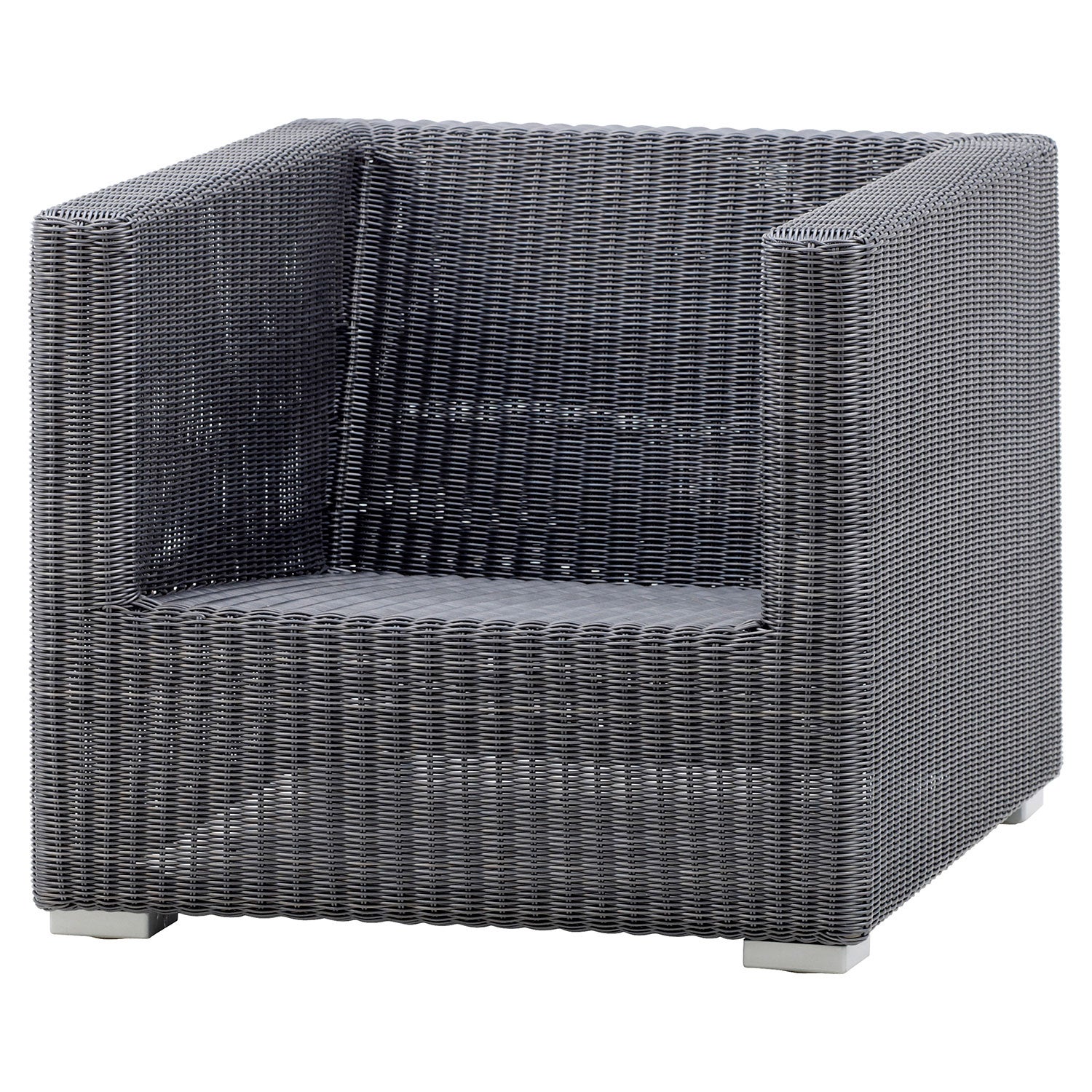 Chester Lounge nojatuoli Polyrottinki Grafiitti 