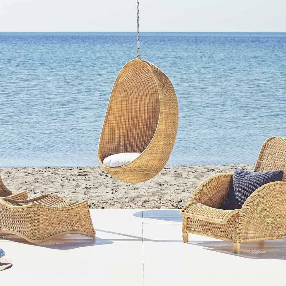 The Hanging Egg Chair Outdoor, Musta