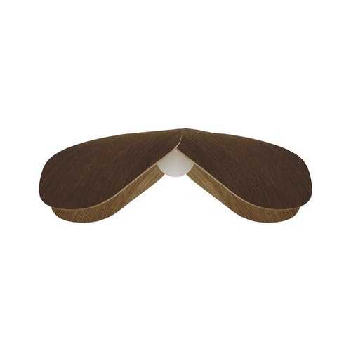 Lampunvarjostin Forget Me Not Large tummasta tammesta