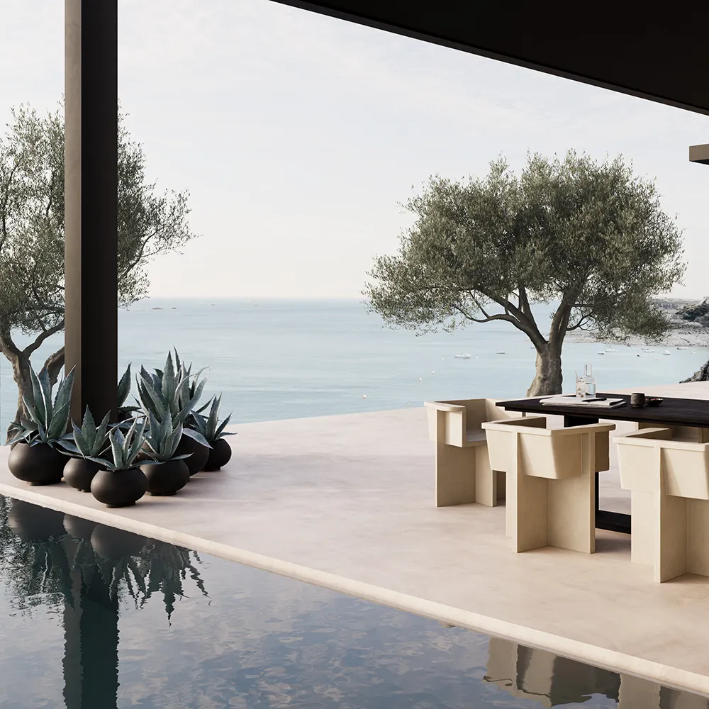 Urchin ruukku Medio - Coffee