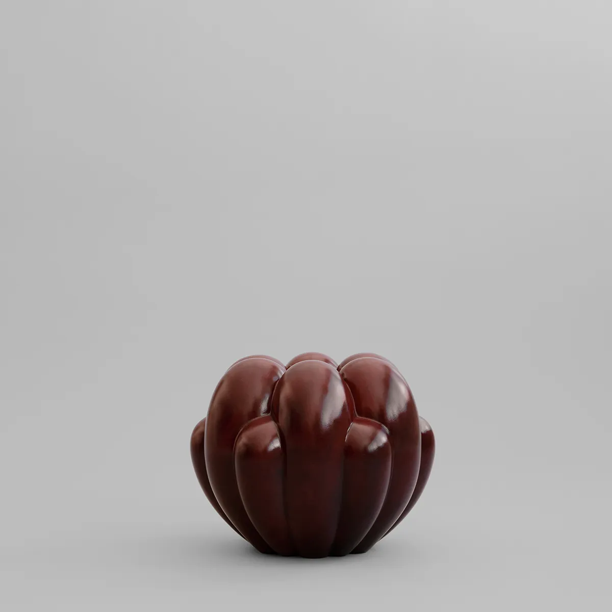Käsintehty maljakko Bloom Mini Maroon H27 cm