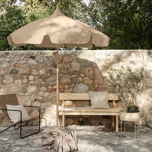 Lull Aurinkovarjo Ø200 cm Cashmere
