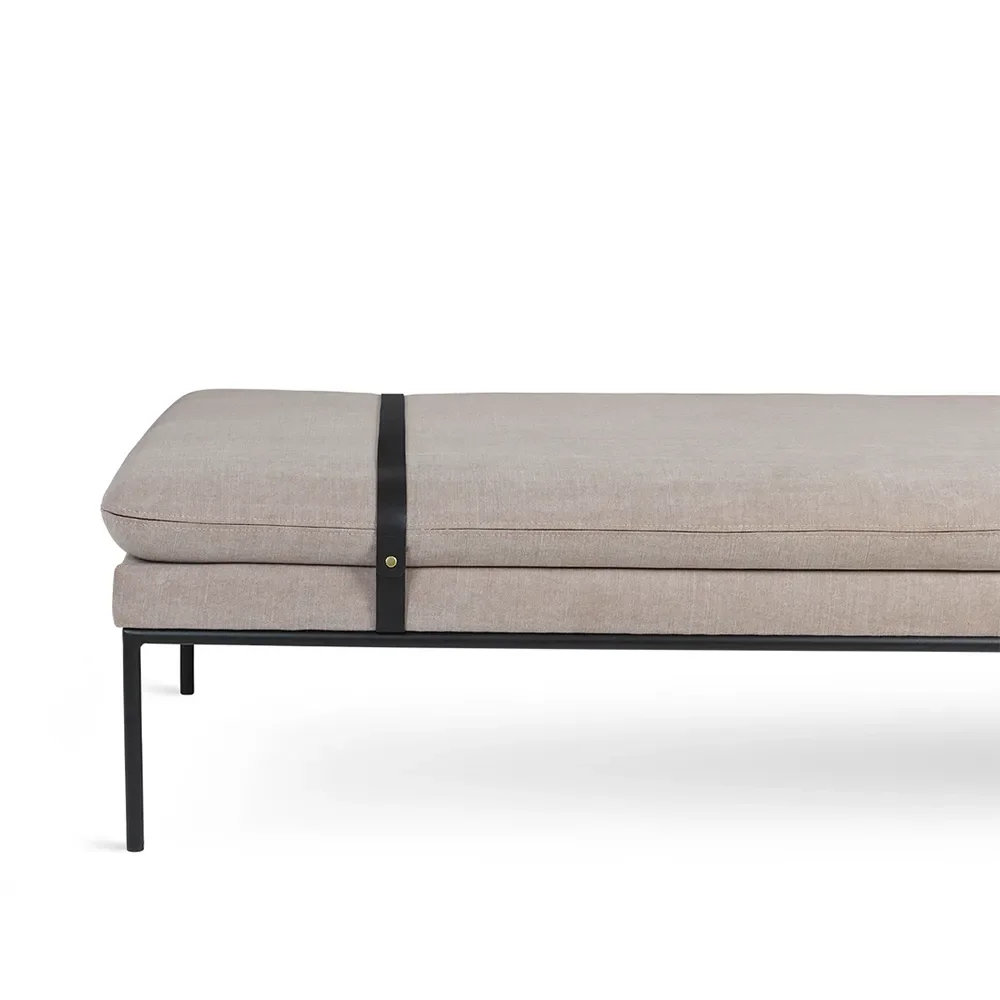 Päivävuode Turn Cotton Linen Natural