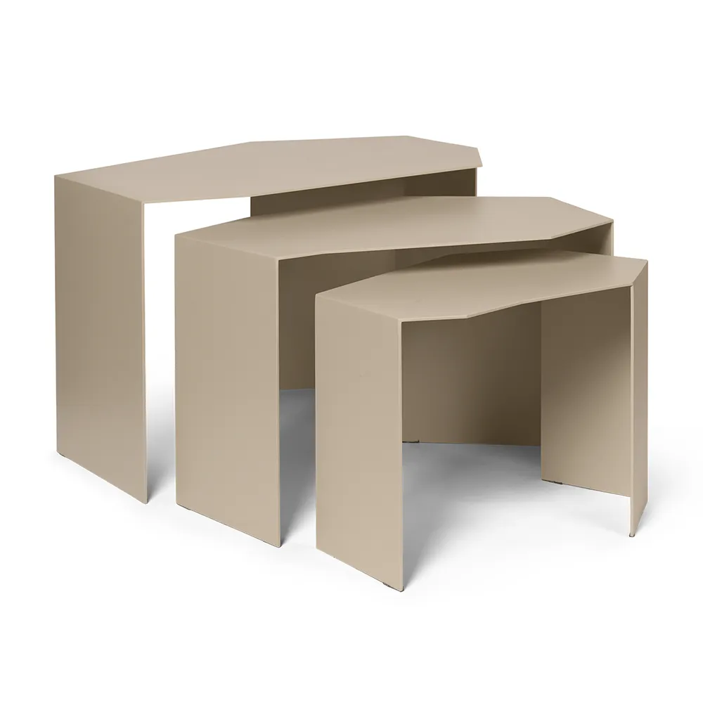 Shard Cluster Pöydät - 3 kpl - Cashmere