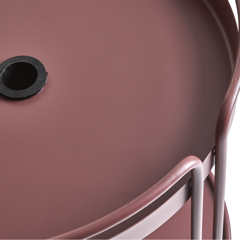 SHADY sivupöytä - Zin Red