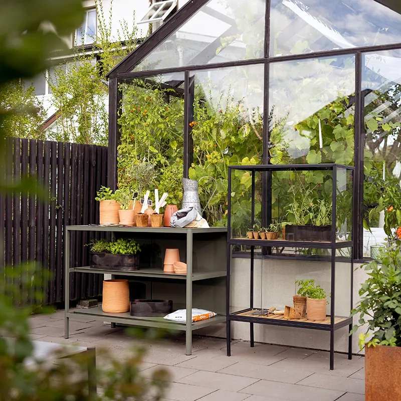 Grower Greens kasvikaappi   korkea  svart