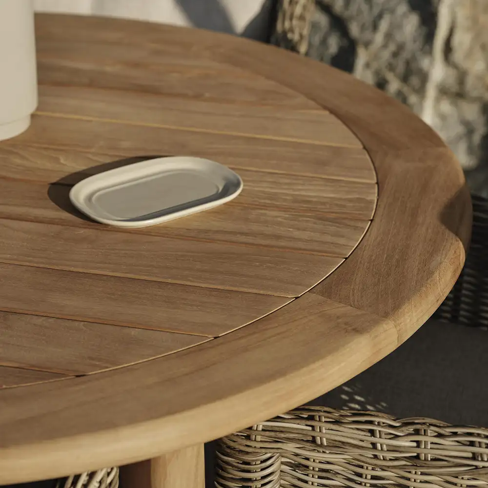 Lilja ruokapöytä 165 cm tiikki