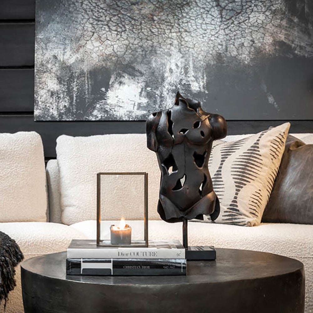 TORSO-patsas metalli-antiikkipronssia