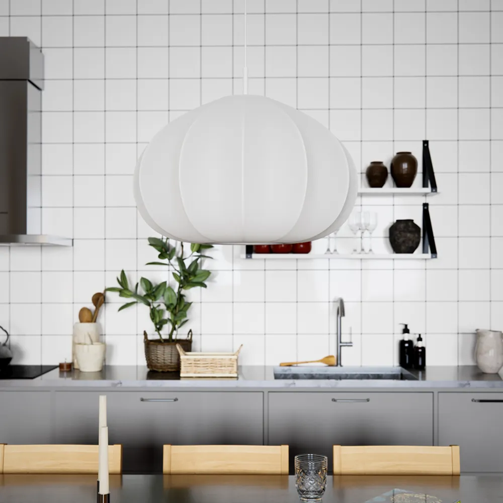 Ebba kattovalaisin Ø60cm valkoinen